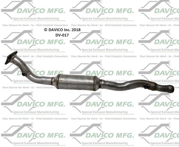 Davico Mfg Catalytic Converter P/N:DV-017
