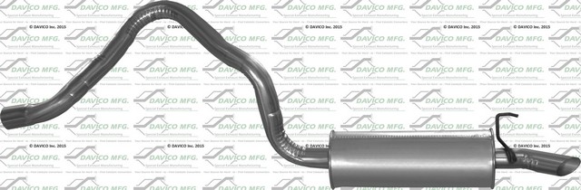 Davico Mfg Exhaust Muffler Assembly P/N:574575