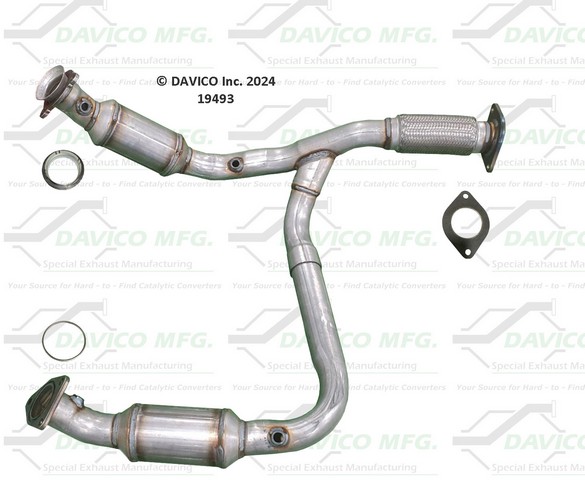 Davico Mfg Catalytic Converter P/N:19493