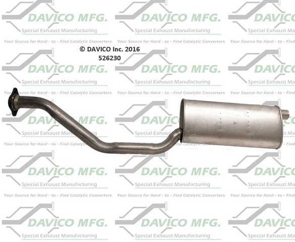 Davico Mfg Exhaust Resonator Pipe P/N:526230 Davico Mfg Exhaust Resonator Pipe P/N:526230