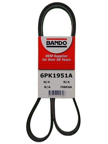 Bando Accessory Drive Belt P/N:6PK1951A