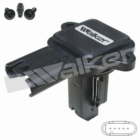 Walker Products Mass Air Flow Sensor P/N:245-1188