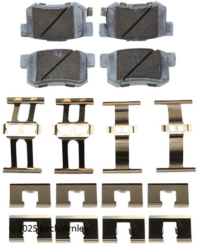 Beck/Arnley Disc Brake Pad Set P/N:085-6467