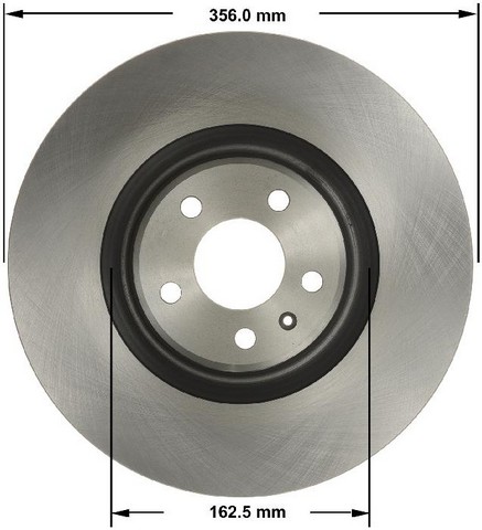 BENDIX PREMIUM DRUM AND ROTOR Disc Brake Rotor P/N:PRT6185