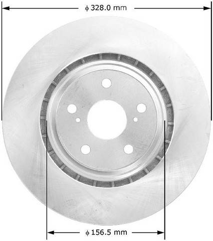 BENDIX PREMIUM DRUM AND ROTOR Disc Brake Rotor P/N:PRT5798