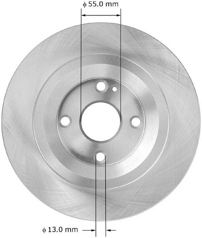 BENDIX PREMIUM DRUM AND ROTOR Disc Brake Rotor P/N:PRT5949