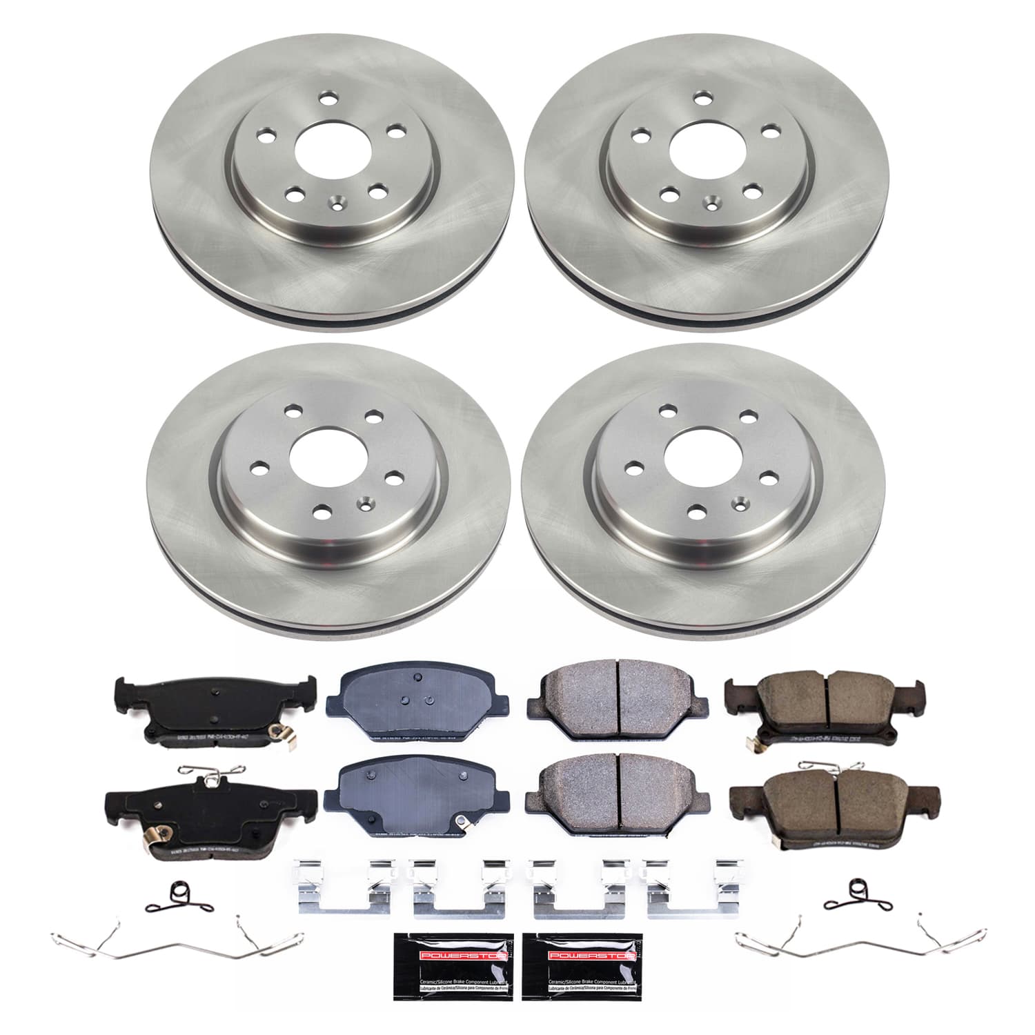 PowerStop Disc Brake Pad and Rotor / Drum Brake Shoe and Drum Kit P/N:K15496DK-36