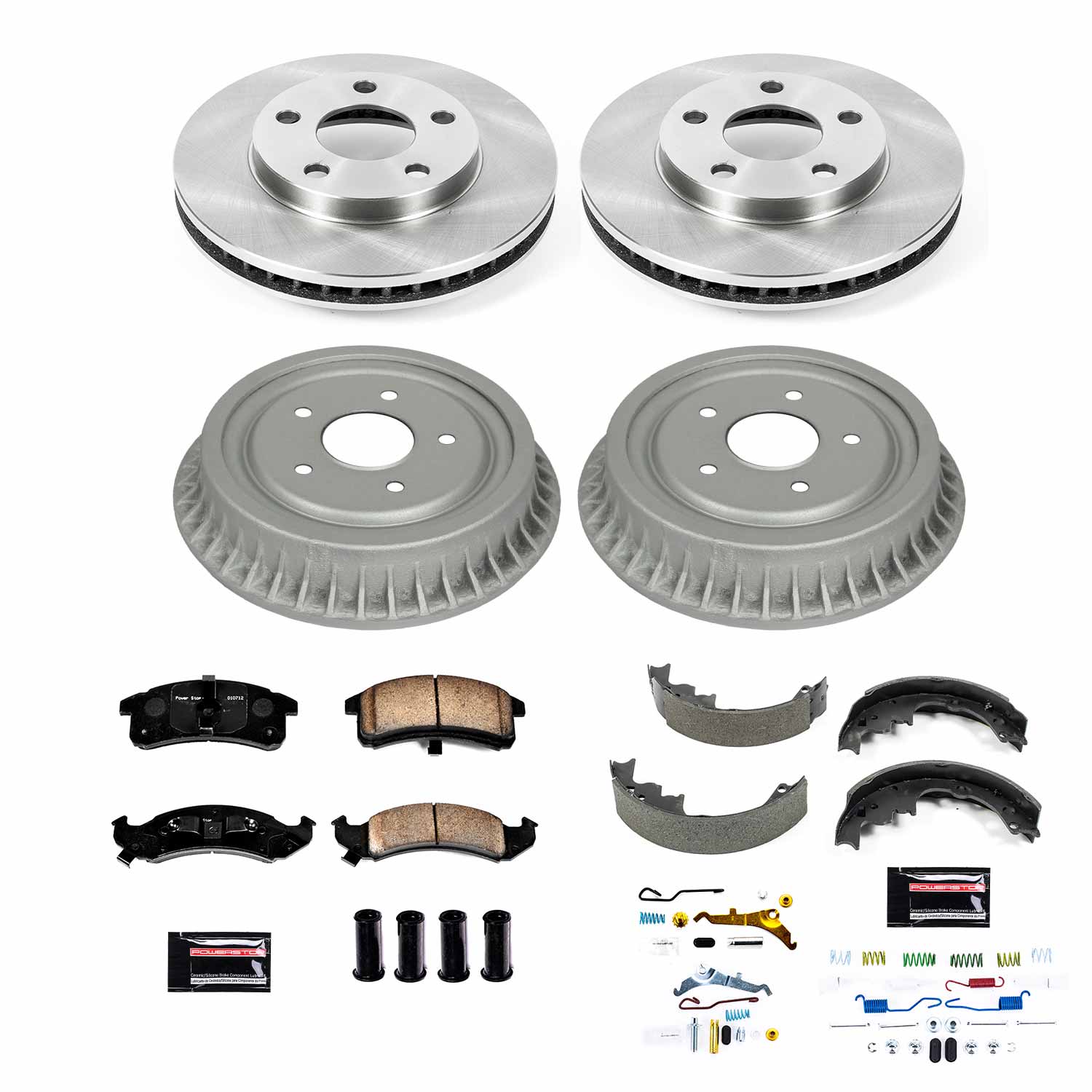 PowerStop Disc Brake Pad and Rotor / Drum Brake Shoe and Drum Kit P/N:KOE15441DK