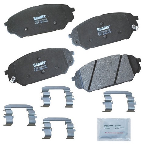 BENDIX PRIORITY 1 Disc Brake Pad Set P/N:CFC1301