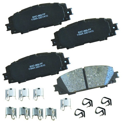BENDIX PREMIUM Disc Brake Pad Set P/N:SBC1184A