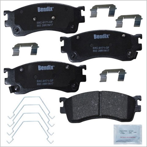 BENDIX PRIORITY 1 Disc Brake Pad Set P/N:CFC893