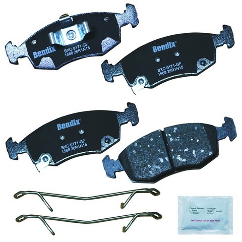 BENDIX PRIORITY 1 Disc Brake Pad Set P/N:CFC1568