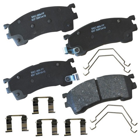 BENDIX PREMIUM Disc Brake Pad Set P/N:SBC637