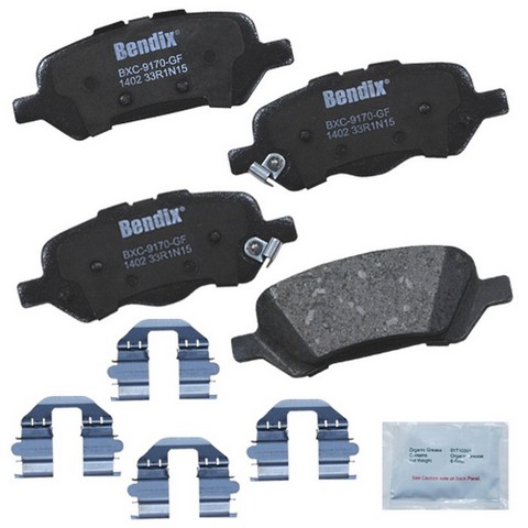 BENDIX PRIORITY 1 Disc Brake Pad Set P/N:CFC1402
