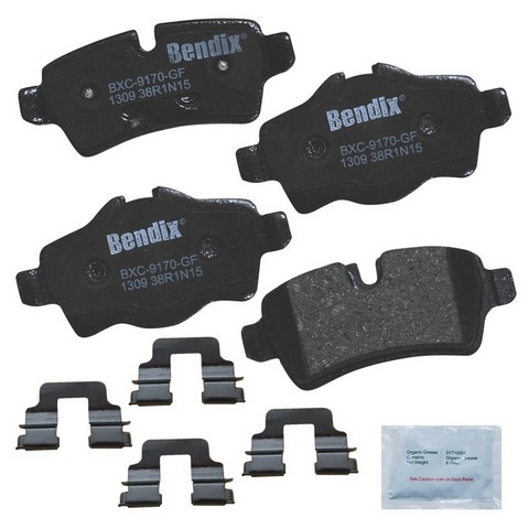 BENDIX PRIORITY 1 Disc Brake Pad Set P/N:CFC1309