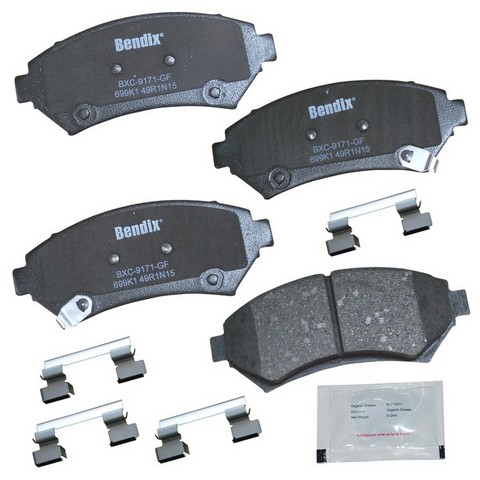 BENDIX PRIORITY 1 Disc Brake Pad Set P/N:CFC699K1