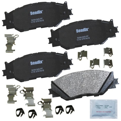 BENDIX PRIORITY 1 Disc Brake Pad Set P/N:CFM1178