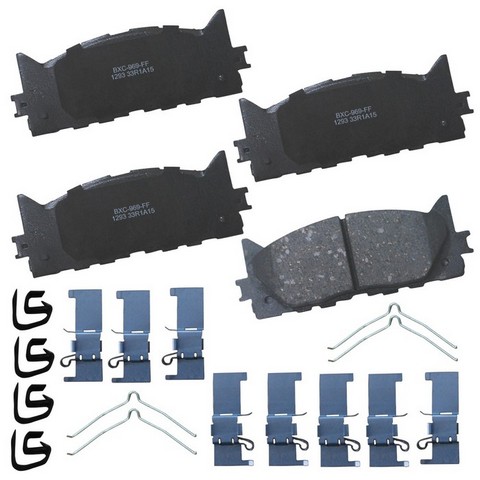 BENDIX PREMIUM Disc Brake Pad Set P/N:SBC1293
