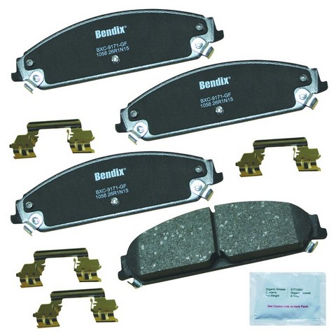 BENDIX PRIORITY 1 Disc Brake Pad Set P/N:CFC1058