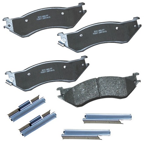 BENDIX PREMIUM Disc Brake Pad Set P/N:SBC702K1
