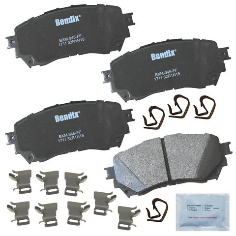 BENDIX PRIORITY 1 Disc Brake Pad Set P/N:CFM1711