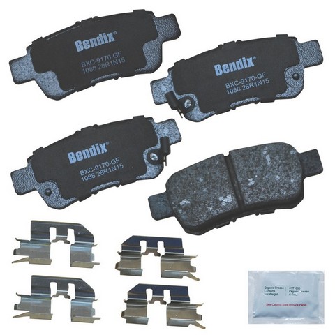 BENDIX PRIORITY 1 Disc Brake Pad Set P/N:CFC1088
