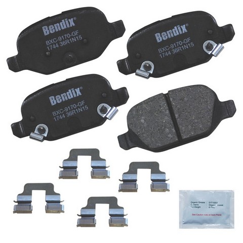 BENDIX PRIORITY 1 Disc Brake Pad Set P/N:CFC1744
