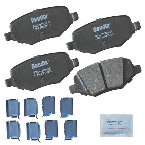 BENDIX PRIORITY 1 Disc Brake Pad Set P/N:CFC1754