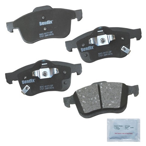 BENDIX PRIORITY 1 Disc Brake Pad Set P/N:CFC1721