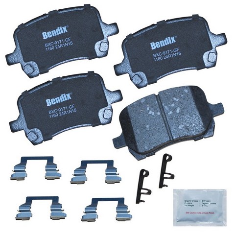 BENDIX PRIORITY 1 Disc Brake Pad Set P/N:CFC1160
