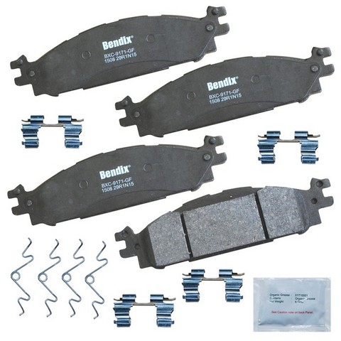 BENDIX PRIORITY 1 Disc Brake Pad Set P/N:CFC1508