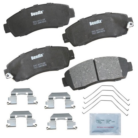 BENDIX PRIORITY 1 Disc Brake Pad Set P/N:CFC1521