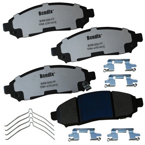 BENDIX FLEET METLOK Disc Brake Pad Set P/N:MKD1094FM