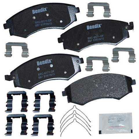 BENDIX PRIORITY 1 Disc Brake Pad Set P/N:CFC887
