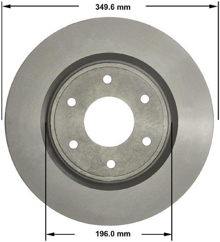 BENDIX PREMIUM DRUM AND ROTOR Disc Brake Rotor P/N:PRT5724