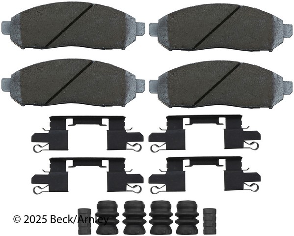 Beck/Arnley Disc Brake Pad Set P/N:085-7057