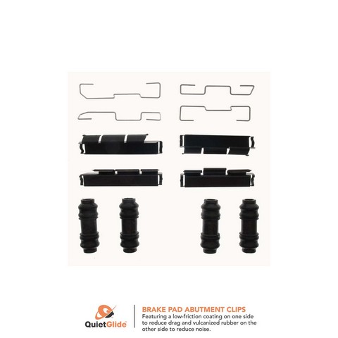 FVP Brake Hardware Disc Brake Caliper Abutment Service Kit,Disc Brake Hardware Kit P/N:FHH5704Q