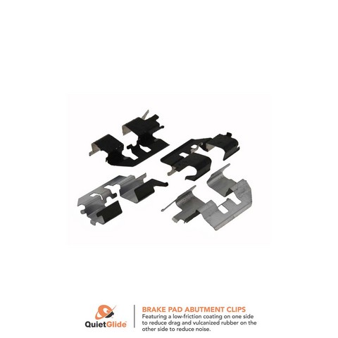 FVP Brake Hardware Disc Brake Caliper Abutment Service Kit,Disc Brake Hardware Kit P/N:FHP1074