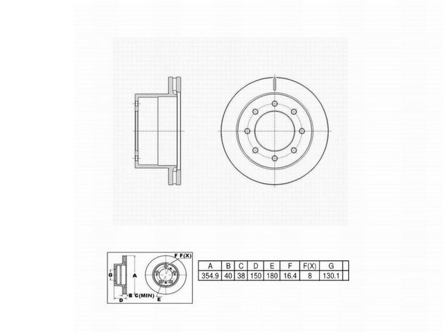 FVP Brake Drums & Rotors Disc Brake Rotor P/N:6621264