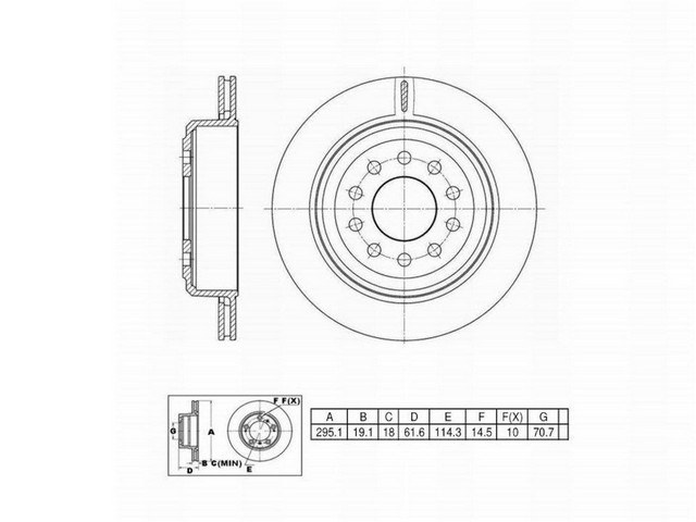 FVP Brake Drums & Rotors Disc Brake Rotor P/N:662986