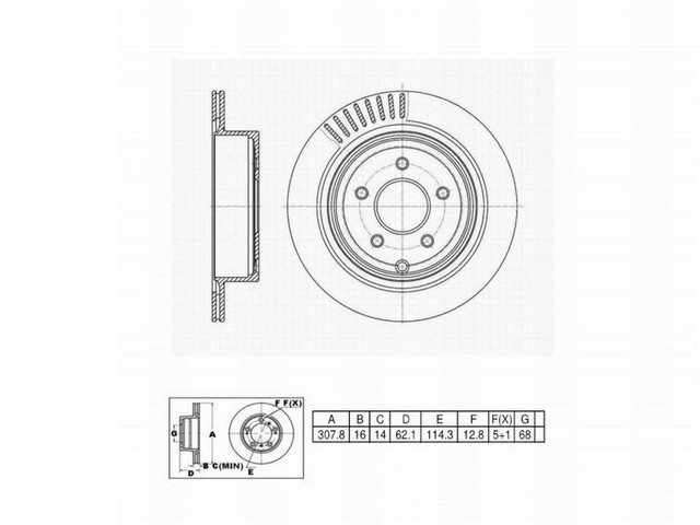 FVP Brake Drums & Rotors Disc Brake Rotor P/N:6620116
