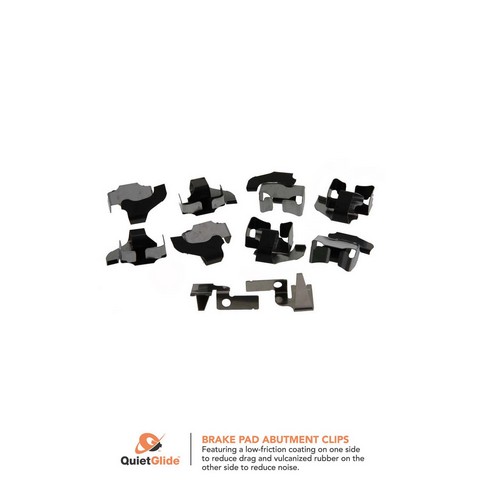 FVP Brake Hardware Disc Brake Caliper Abutment Service Kit,Disc Brake Hardware Kit P/N:FHP1069