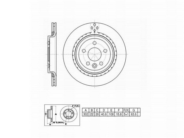 FVP Brake Drums & Rotors Disc Brake Rotor P/N:6620727