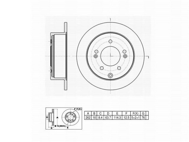 FVP Brake Drums & Rotors Disc Brake Rotor P/N:661884