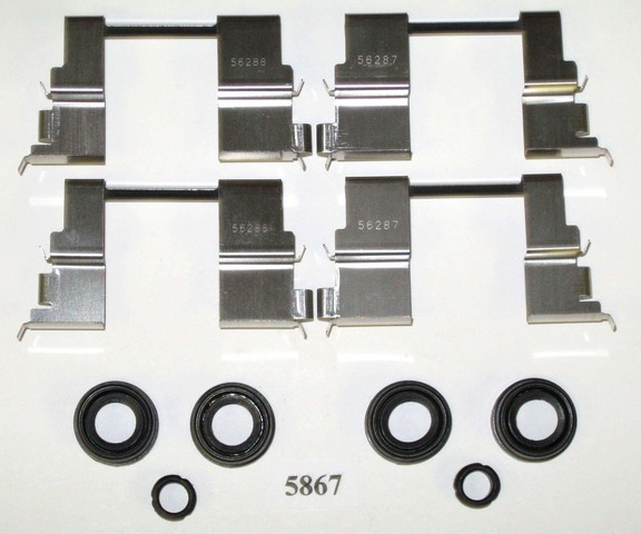 Better Brake Parts Disc Brake Hardware Kit P/N:5867K