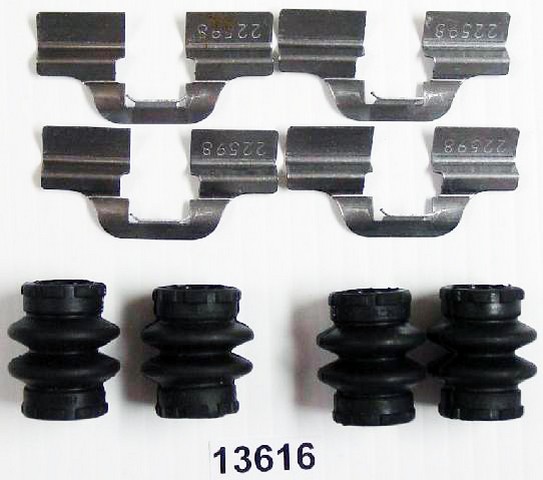 Better Brake Parts Disc Brake Hardware Kit P/N:13616K