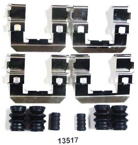 Better Brake Parts Disc Brake Hardware Kit P/N:13517K