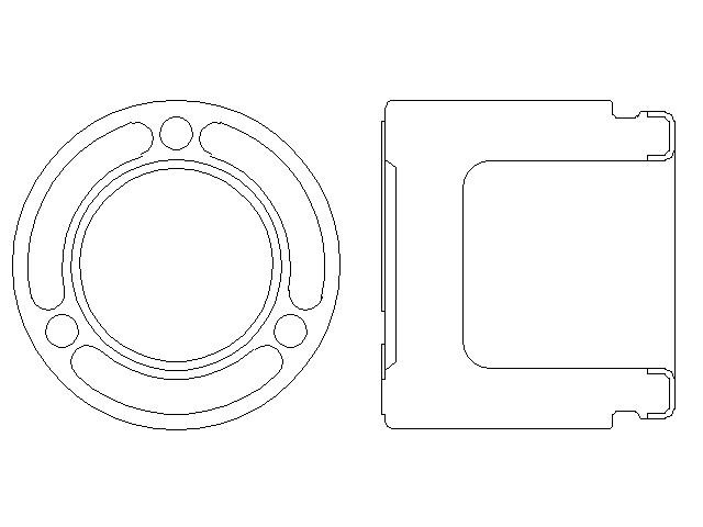 Better Brake Parts Piston Phenolic P/N:8018