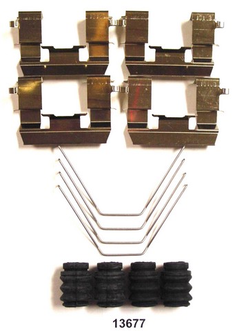 Better Brake Parts Disc Brake Hardware Kit P/N:13677K