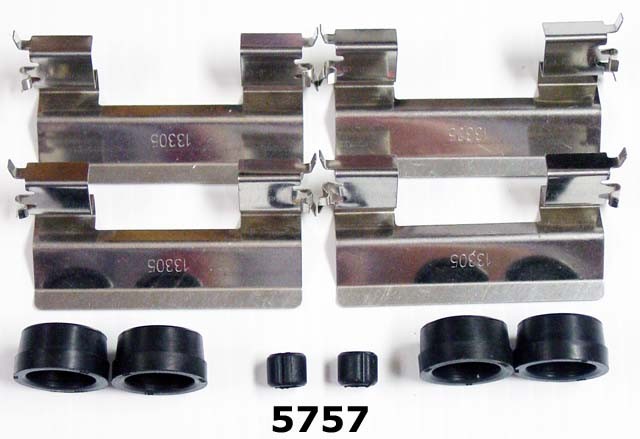 Better Brake Parts Disc Brake Hardware Kit P/N:5757K